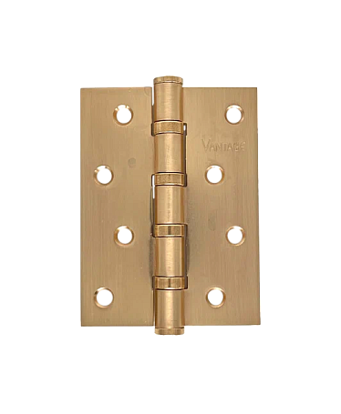 Универсальные врезные петли Петля универсальная Vantage 100*75*3 4B SG сатинированное золото 